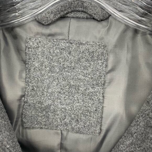 Boutique Tie Waist Gray Trench Coat Size Small - Picture 5 of 5